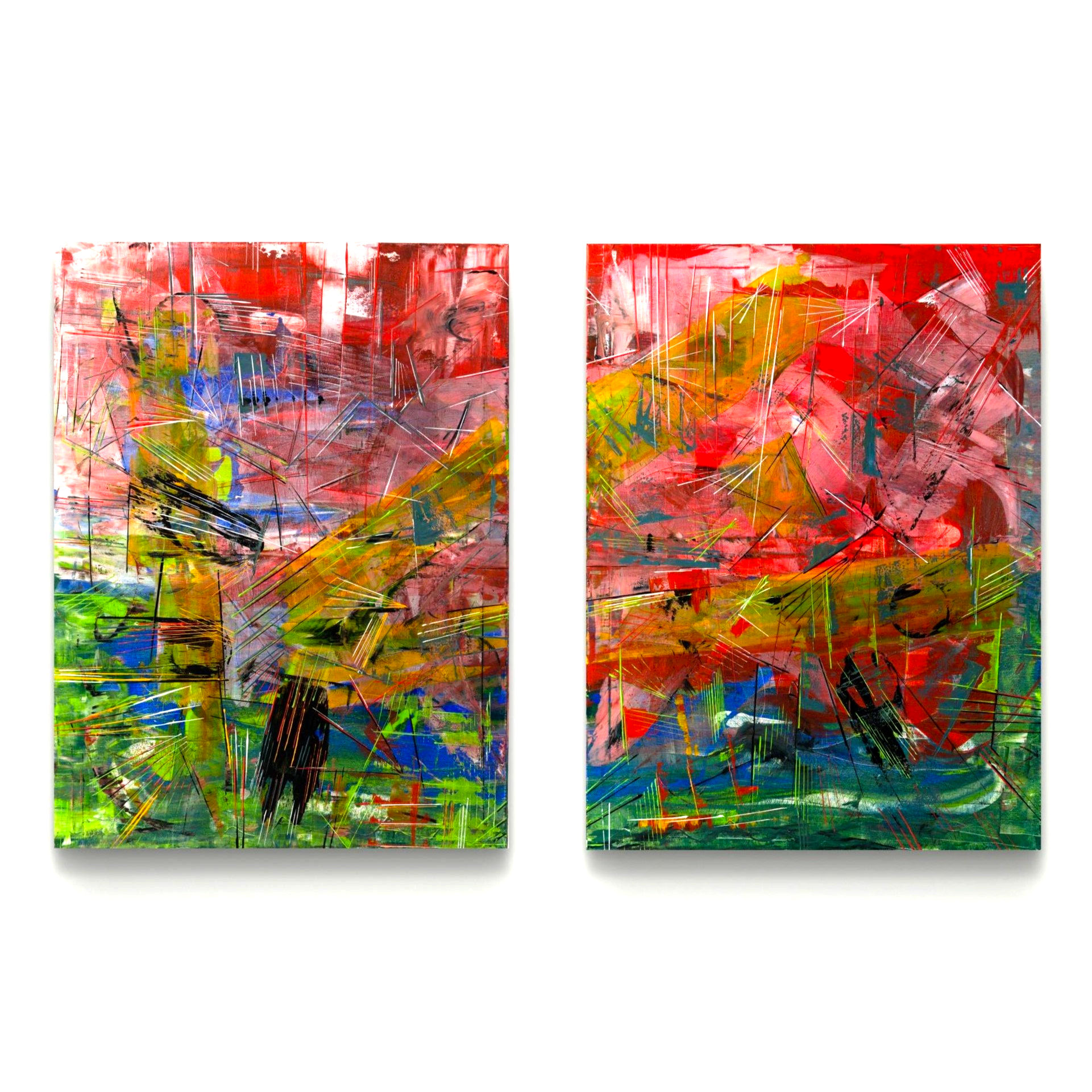 secret garden abstract artwork